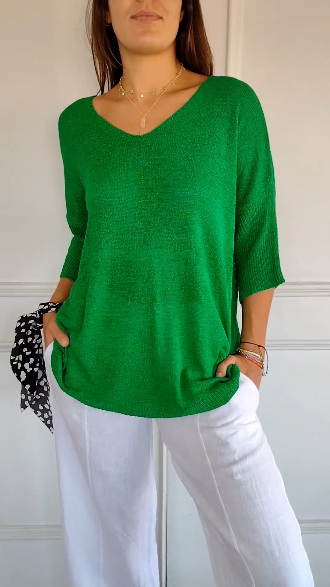 Hannah | Elegant V-neck top