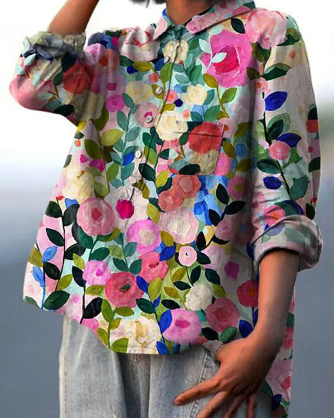 Pauline | BLOUSE WITH FLORAL PRINT