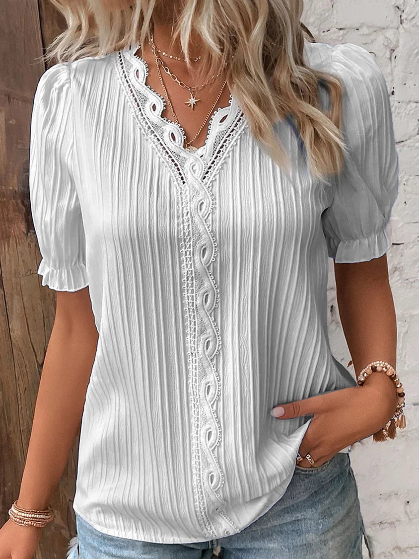 Zara | Elegant V-neck Shirt