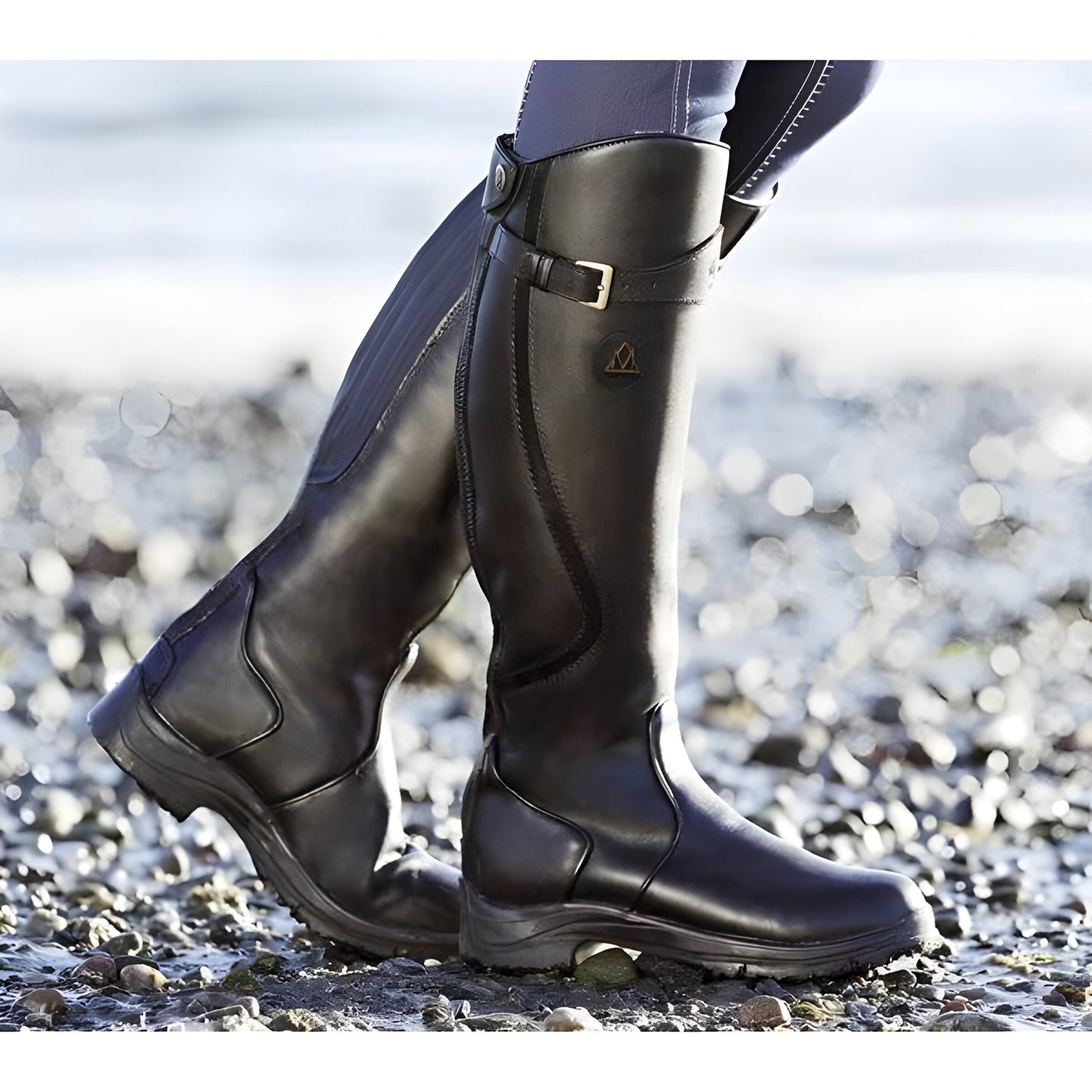 Greta | Women's Leather Flat Boots