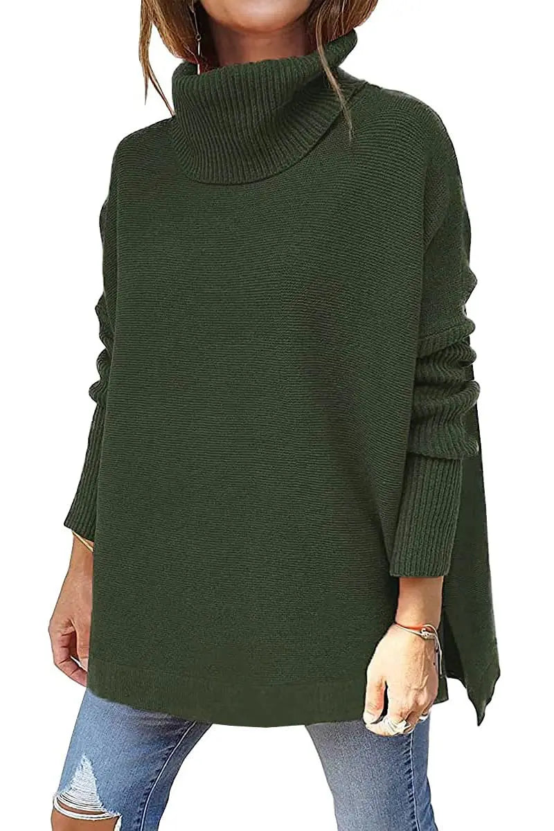 Kayla - High Neck Knitted Sweater