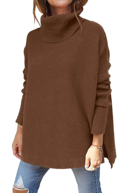 Kayla - High Neck Knitted Sweater