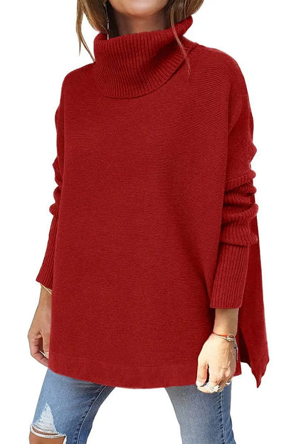 Kayla - High Neck Knitted Sweater