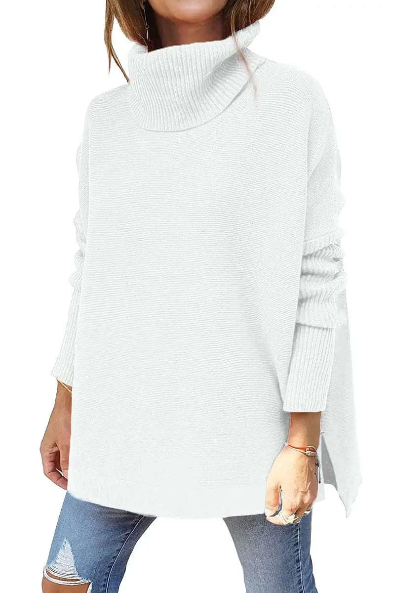 Kayla - High Neck Knitted Sweater