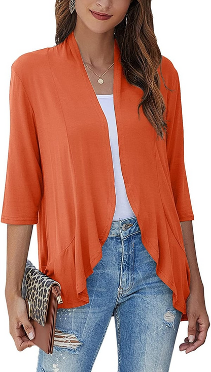 Poppy | Casual Open-front Cardigan