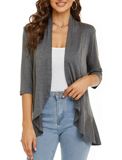 Poppy | Casual Open-front Cardigan